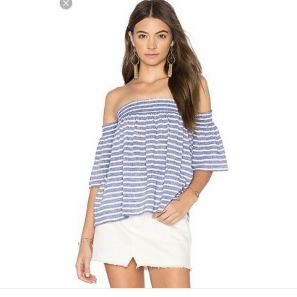 Rails off the shoulder top!